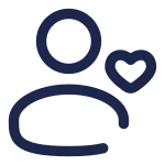 User Heart SVG Icon